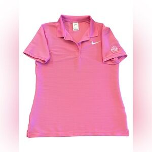 Nike Dri-FIT Pink PGA Golf Shirt